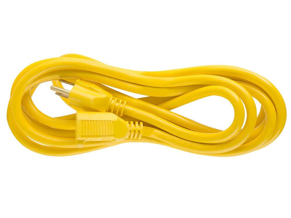 IUSA Extensión Uso Rudo 30 m, 3x16 AWG, Amarillo