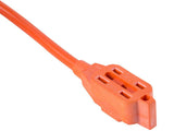 IUSA Extensión Uso Rudo 30 m, 2x16 AWG, Naranja