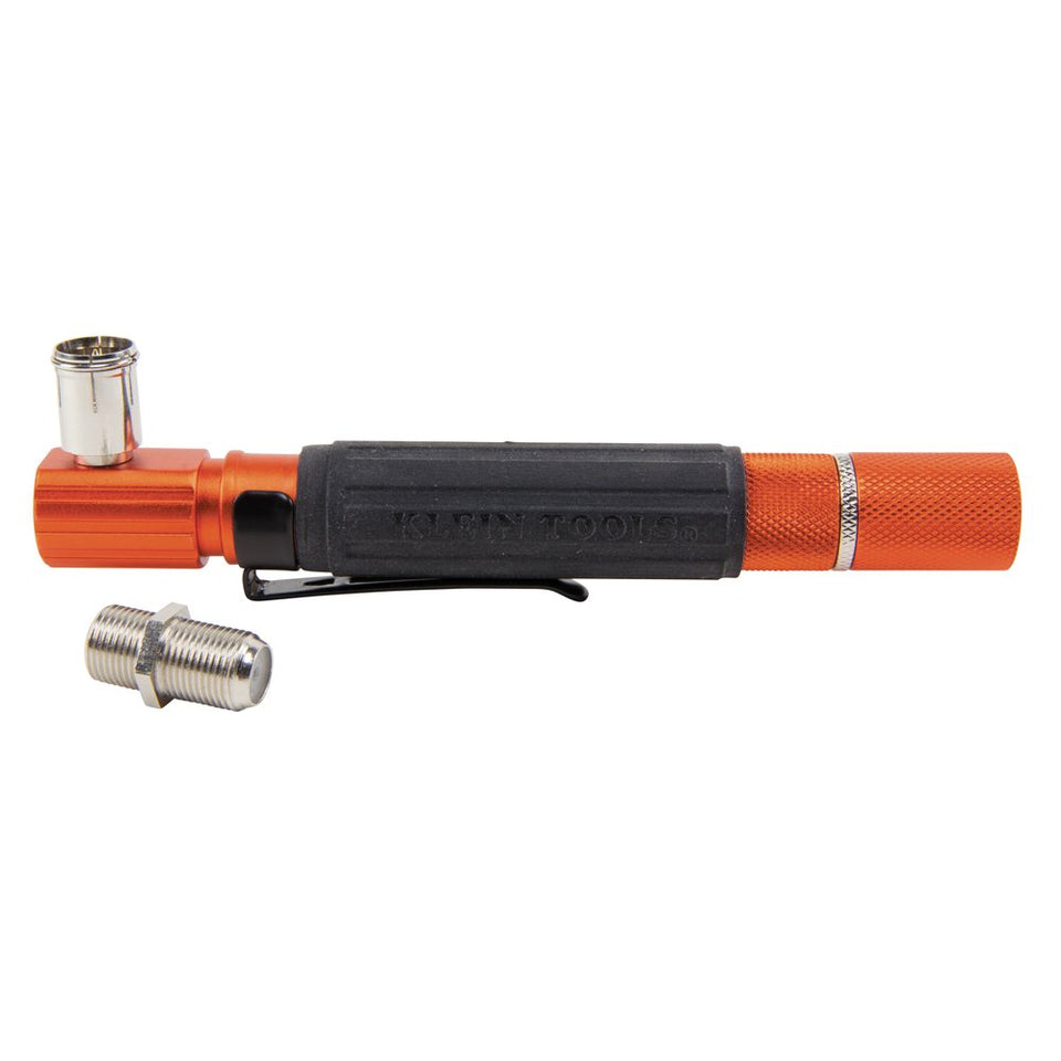 Comprobador de continuidad de cable coaxial con mando a distancia, pitido audible y herramientas LED Klein VDV512-007