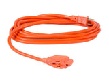 IUSA Extensión Uso Rudo 30 m, 2x16 AWG, Naranja