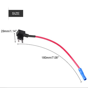 Akozon Auto Car Circuit Fuse Tap5Pcs Adaptadores Fusibles Porta Cuchillas(small)