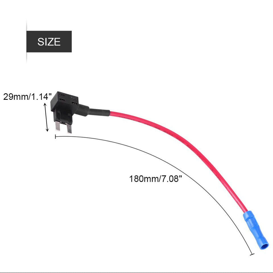 Akozon Auto Car Circuit Fuse Tap5Pcs Adaptadores Fusibles Porta Cuchillas(small)