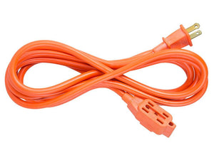 IUSA Extensión Uso Rudo 30 m, 2x16 AWG, Naranja