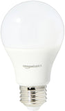 AmazonBasics Bombilla LED de 60 W equivalente, blanco neutro, regulable, A19, paquete de 16 unidades