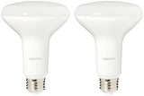 AmazonBasics 65 Watt Equivalent, Daylight, Dimmable, BR30 LED Light Bulb | 2-Pack