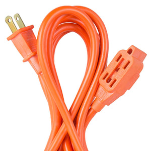 IUSA Extensión Uso Rudo 30 m, 2x16 AWG, Naranja